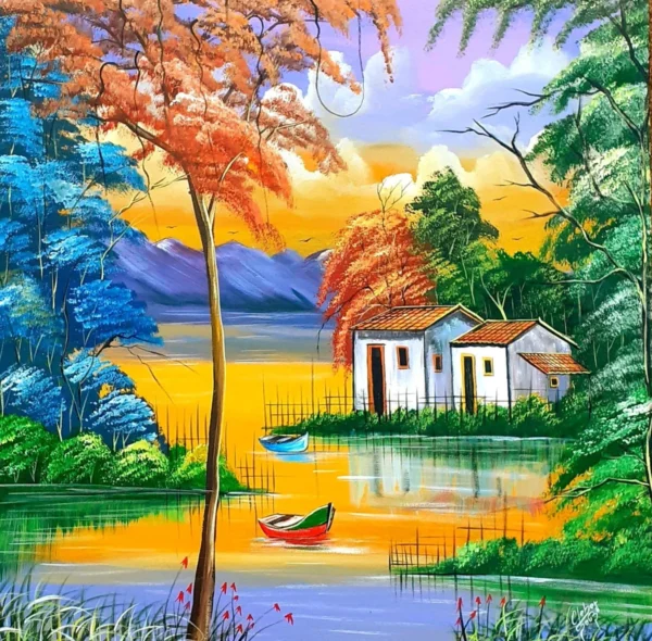 Quadro Pintado a Mão