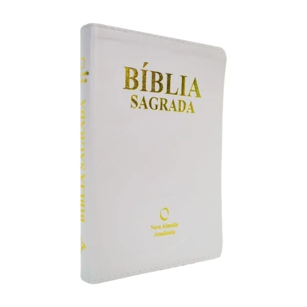 Bíblia Sagrada NAA Média Luxo Branca Com Índice - Image 2
