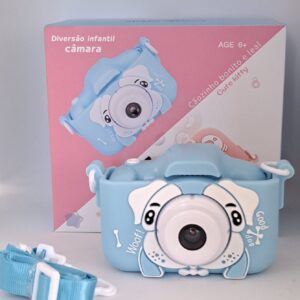 Mini Câmera Infantil Mini Recarregável Com Capa