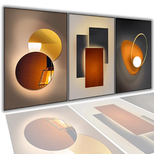 Quadros Decorativos Sala Abstrato Minimalista