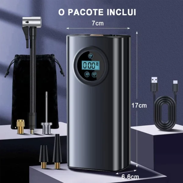 Mini Compressor de Ar Portátil - Image 3