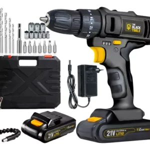 Parafusadeira Furadeira 21v 2 Baterias Profissional Bivolt